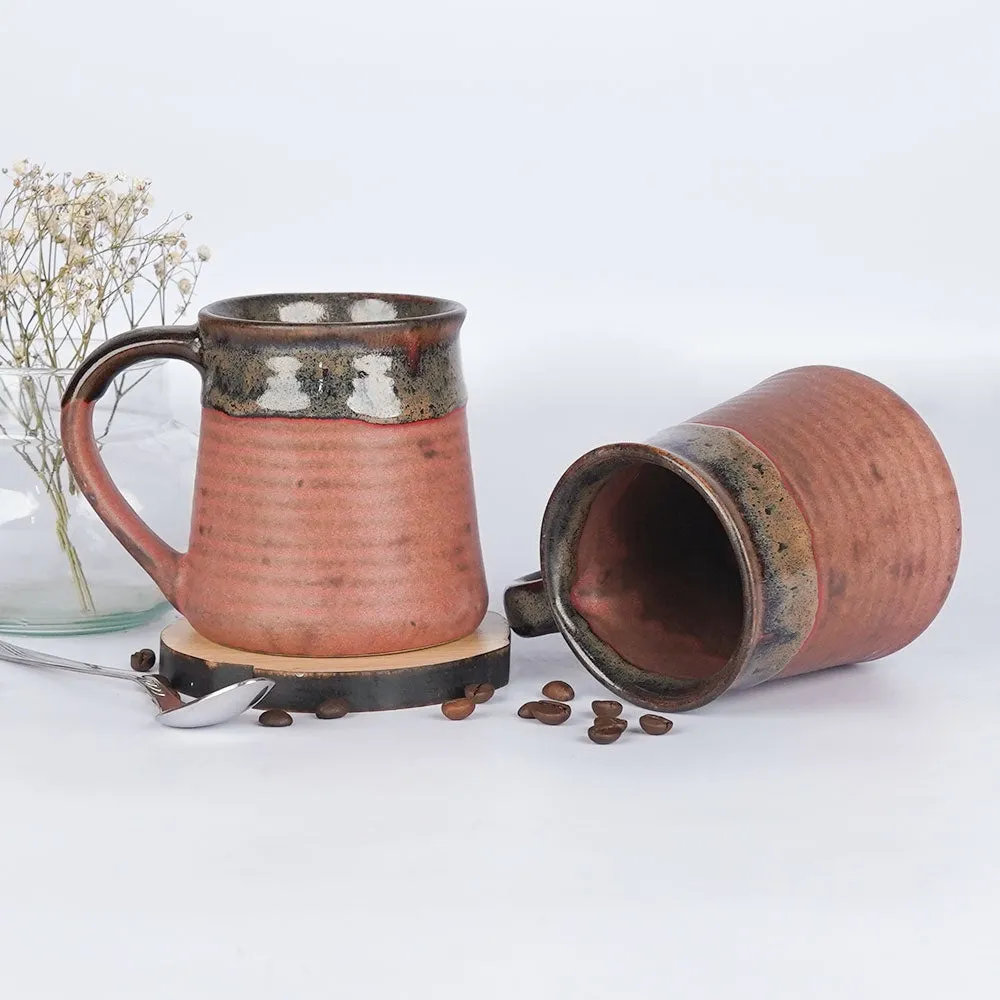 Pottery Inspired Ceramic Mugs Single Piece