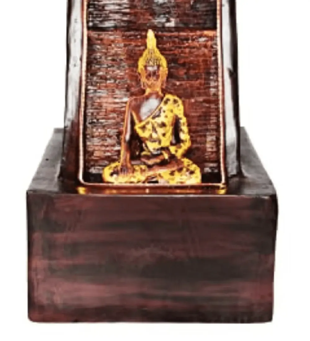 Premium Brown Lord Buddha Water Fountain for Home