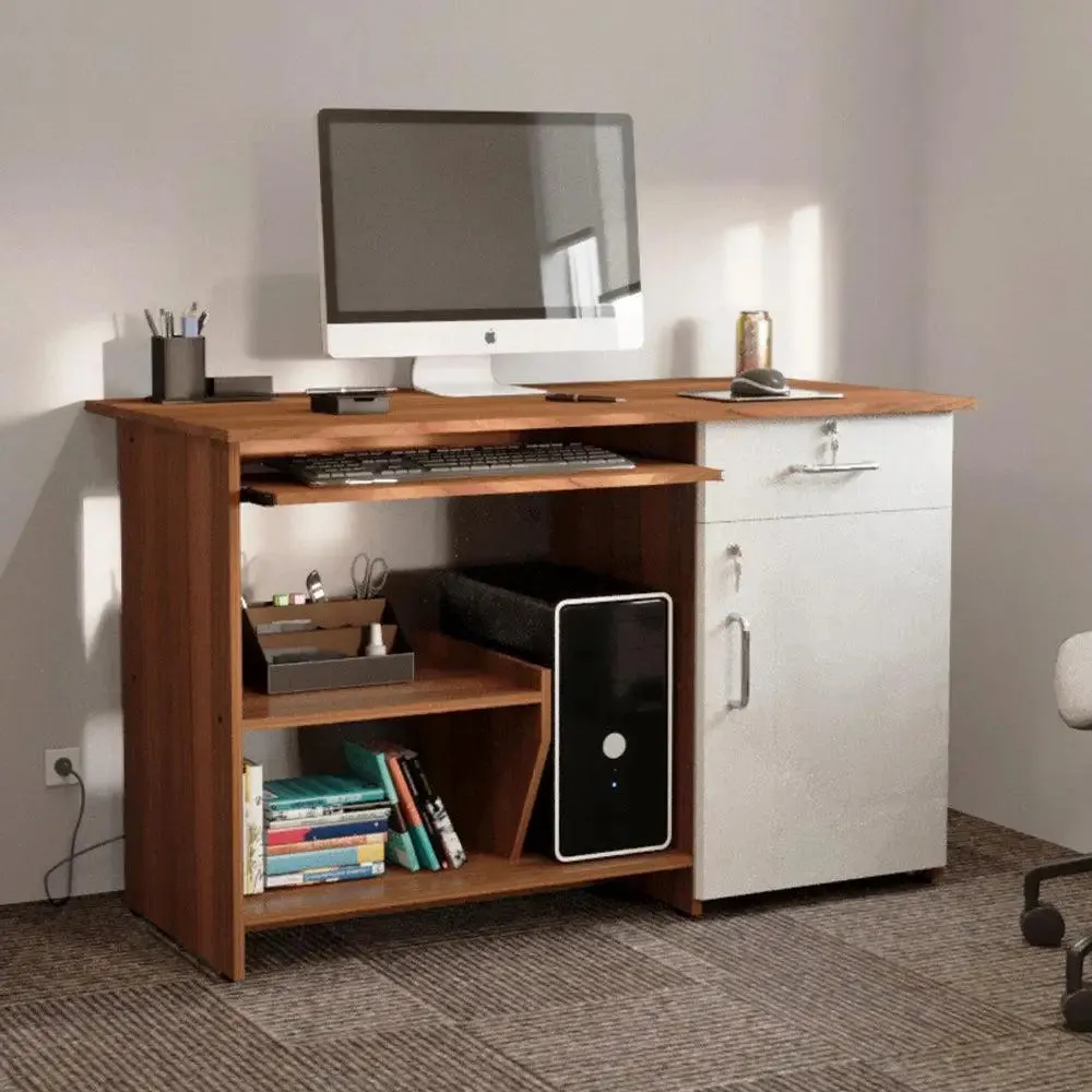 Premium-Quality Wooden Spacious Office Table for Home