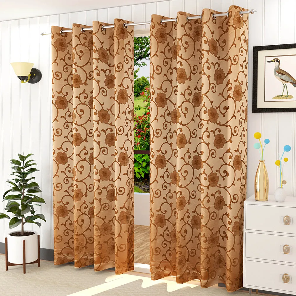Presto Mouse colour Floral Set of 2 Window/Door/Long door
