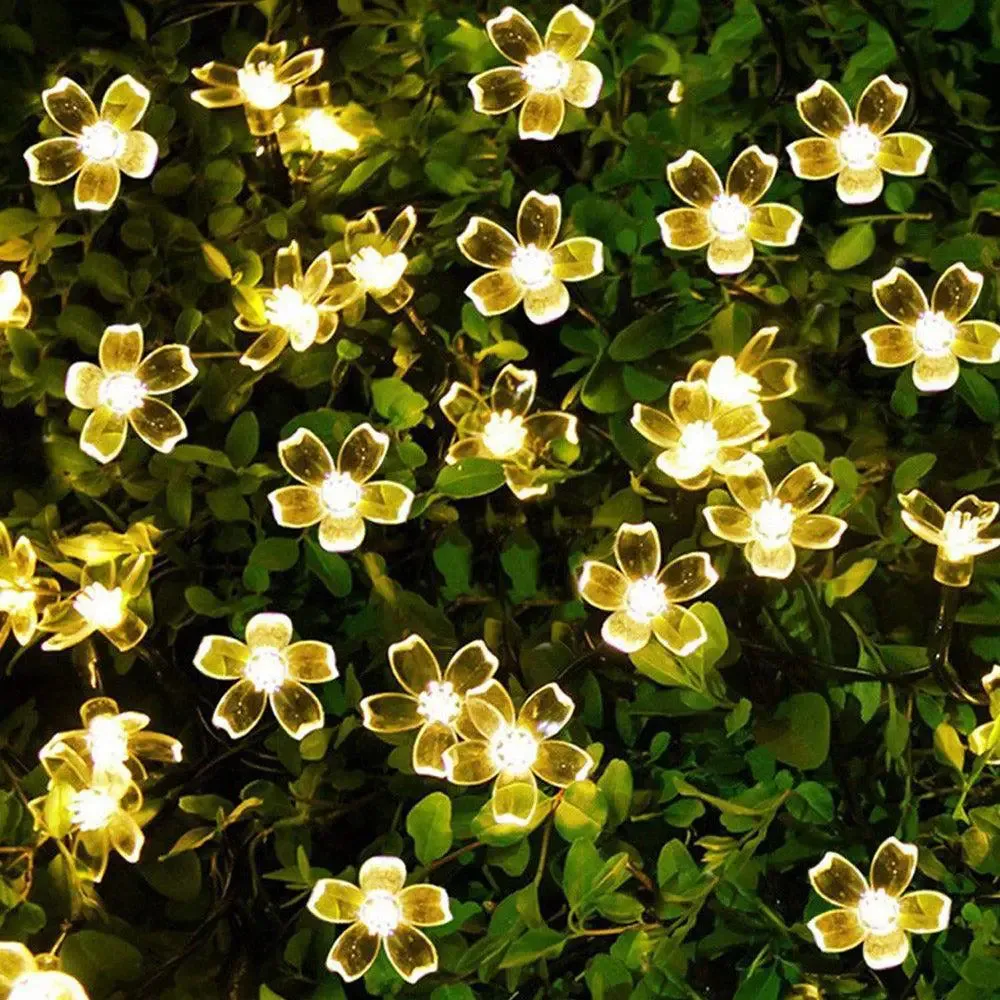 Pretty Blooming Flower Fairy LED String Lights - 6 pieces