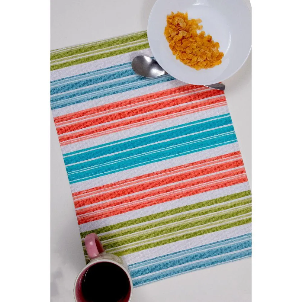Rainbow Striper Placemat/ Table Mat (Set of 2)