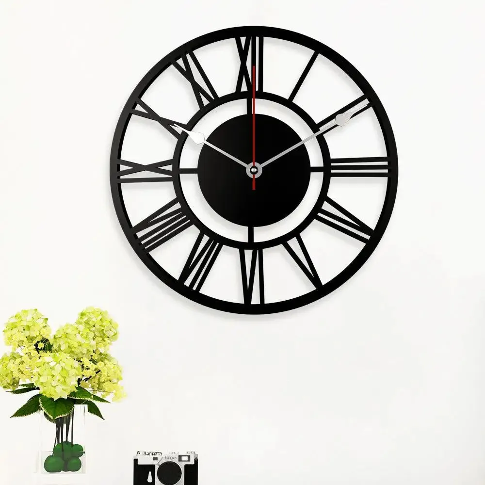 Roman Number Decorative Wall Clock