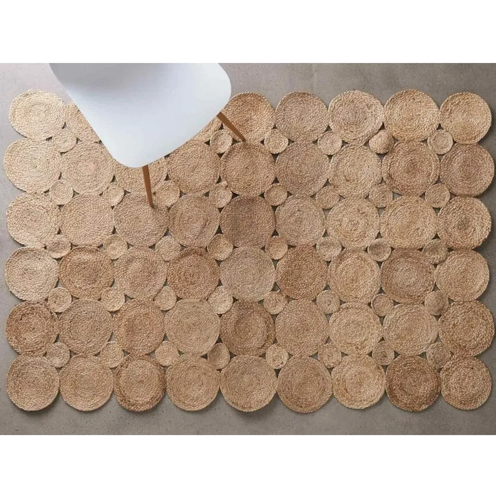Round N Round Playful Designer Jute Rug