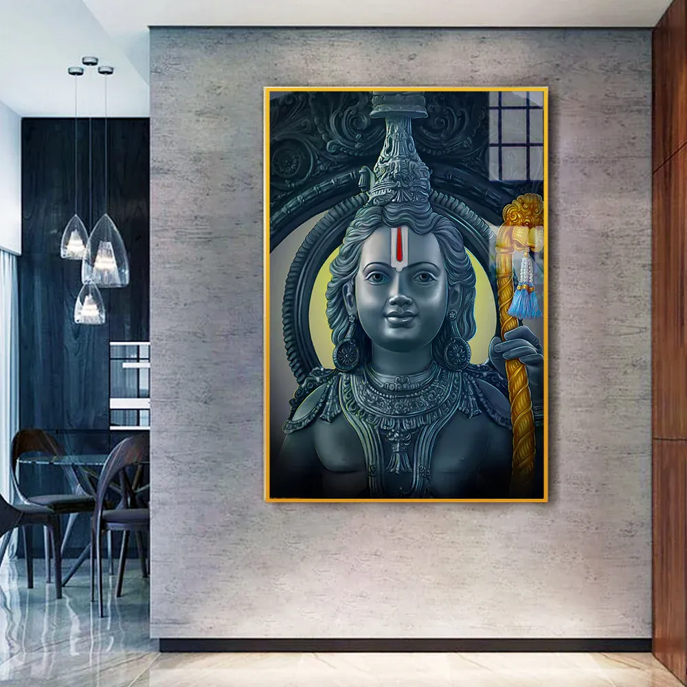 Shri Ram's Eternal Essence Acrylic Wall Painting