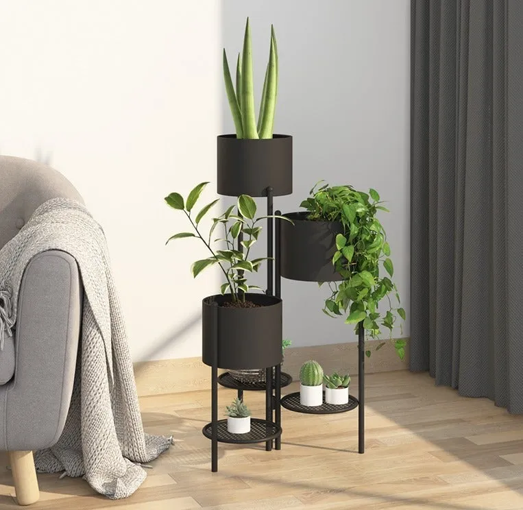 Slender Black pots (Set of 3)