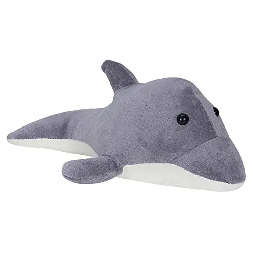 Soft Feel Mushy Plush Grey Whale Soft Toy