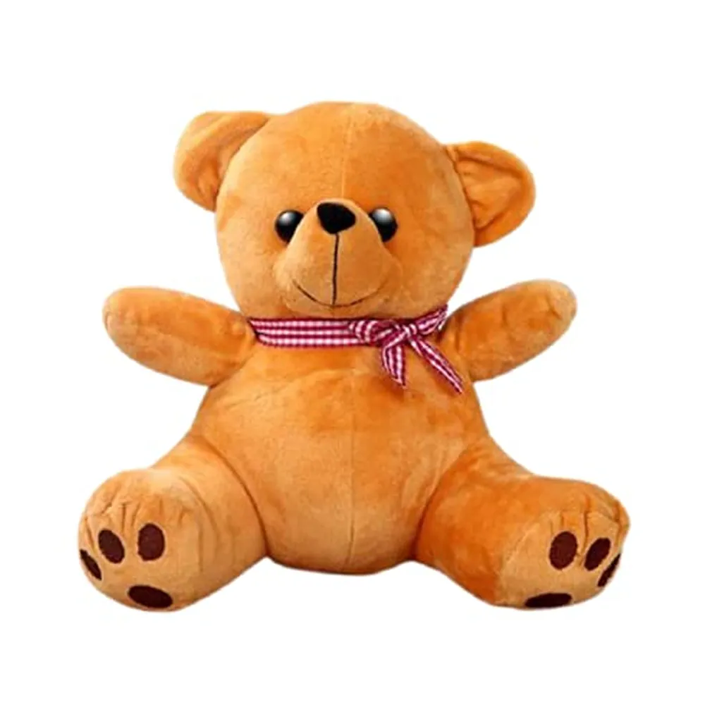 Soft Mushy Woody Brown Teddy Bear