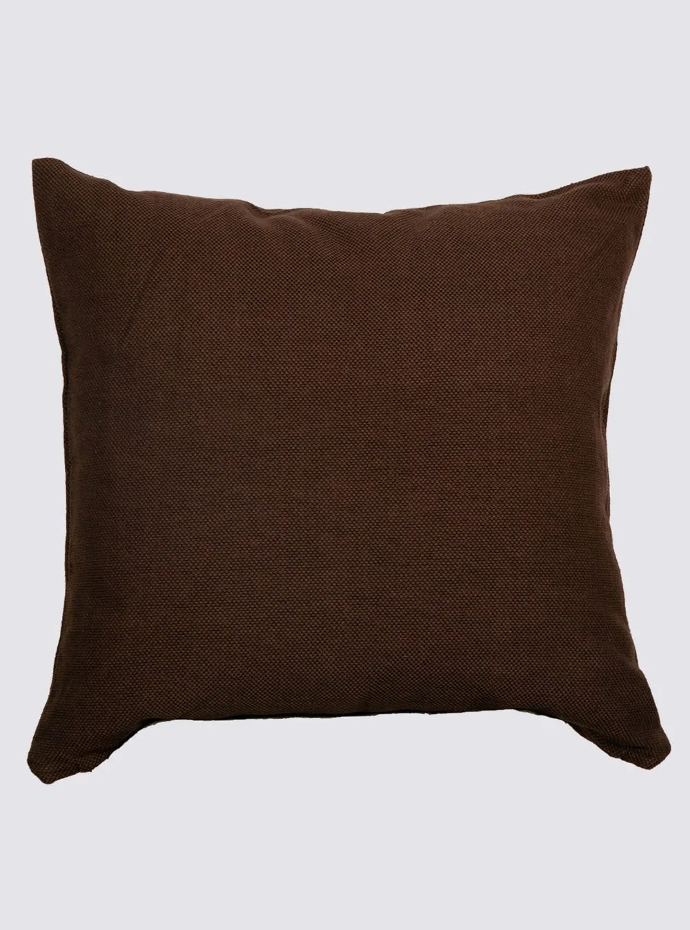 Solid Chocolate Brown Cushion Cover