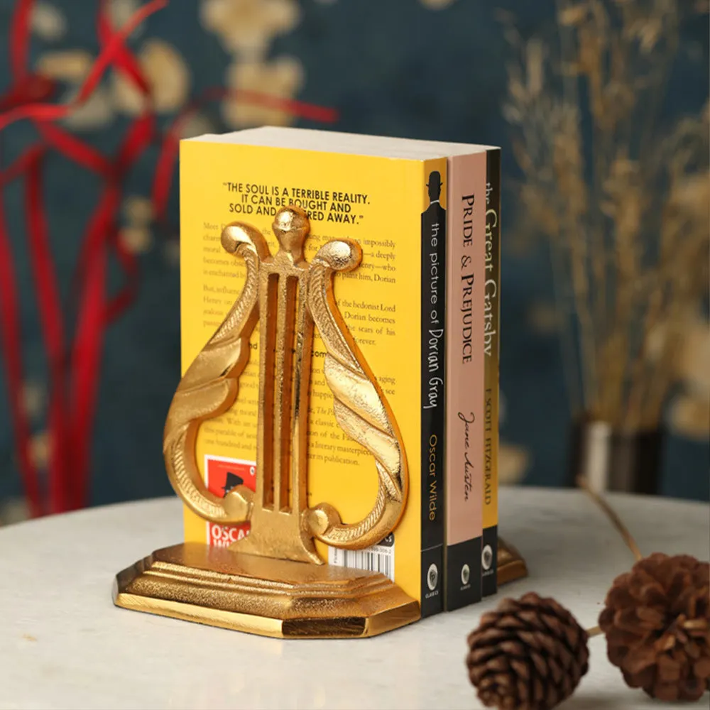 Spade's Bookend in Gold Finish