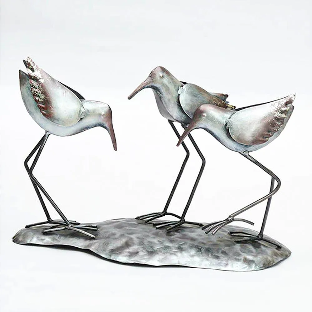 Stilit Birds Art Metal Decorations, Bird Sculptures and Statues and Figurines