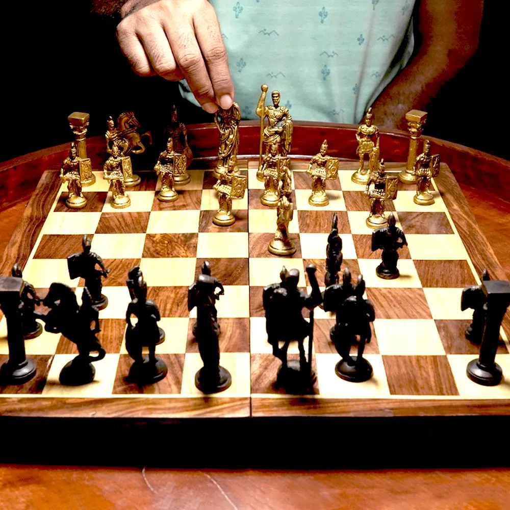 Strategy & War Vintage Chess Board