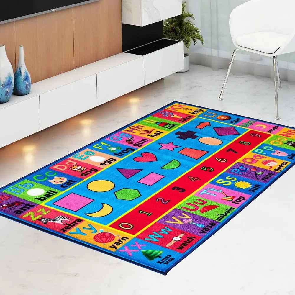 Super Florescent Fruit Printed Premium Area Carpet  ( 4 ft  x 6 ft )