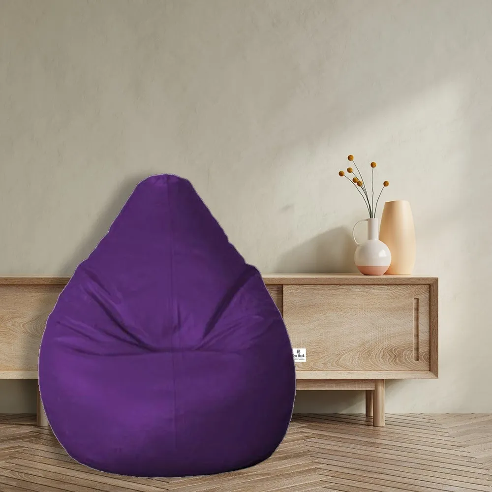 Tear Drop Designed Lavender Bean Bag Cover (L,XL,XXL,XXXL, Jumbo)