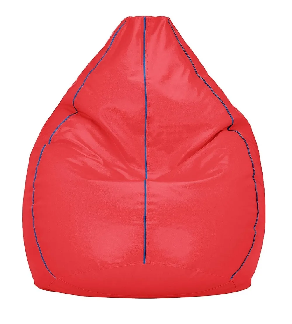 Tear Drop Designed Pink & Blue Bean Bag Cover  (L,XL,XXL,XXXL, Jumbo)