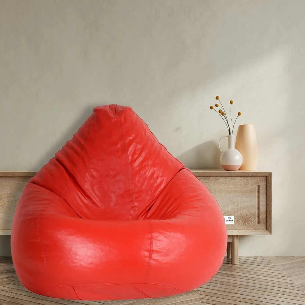 Tear Drop Tangerine Bean Bag Cover  (L,XL,XXL,XXXL, Jumbo)
