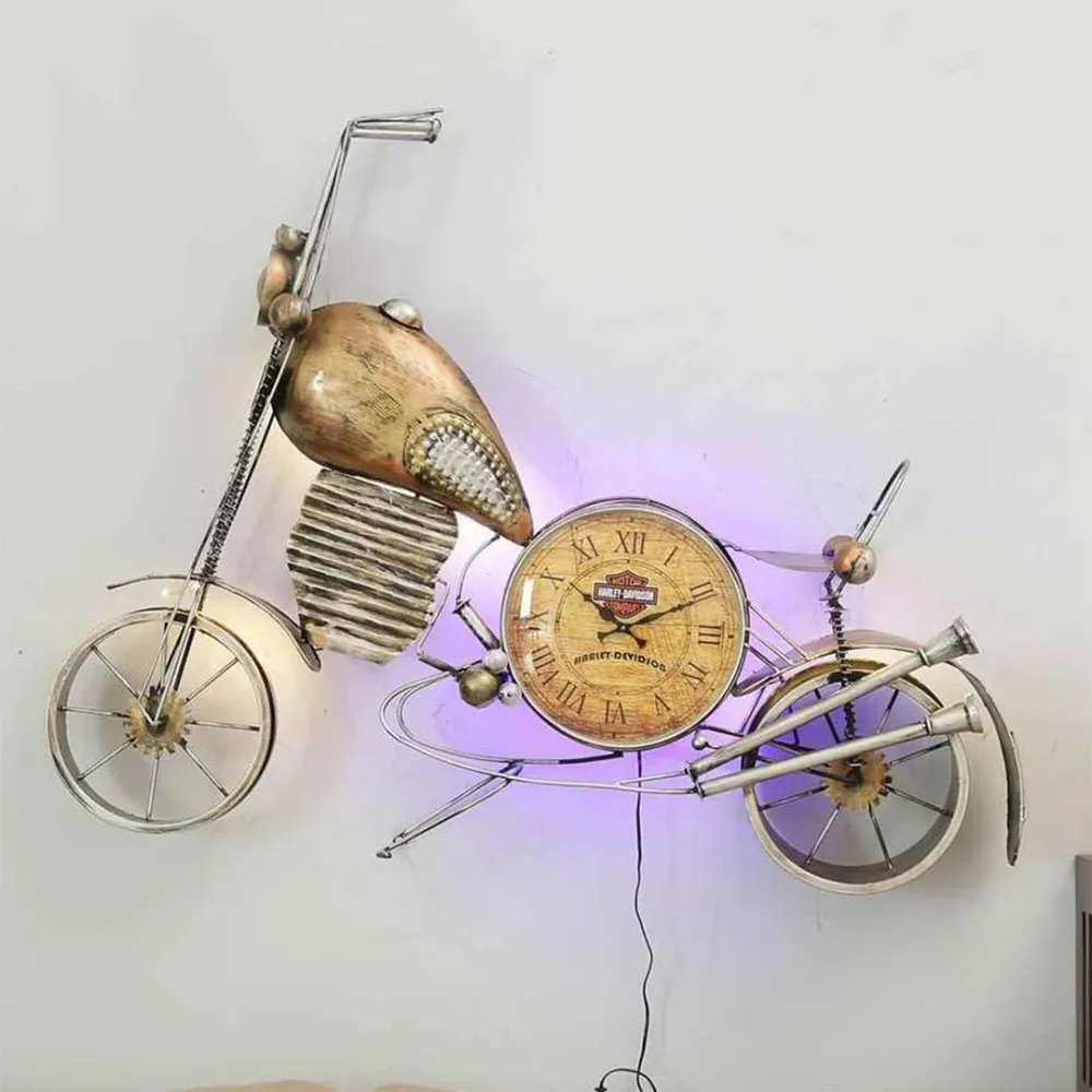 The Bullet Clock Metal Wall Art