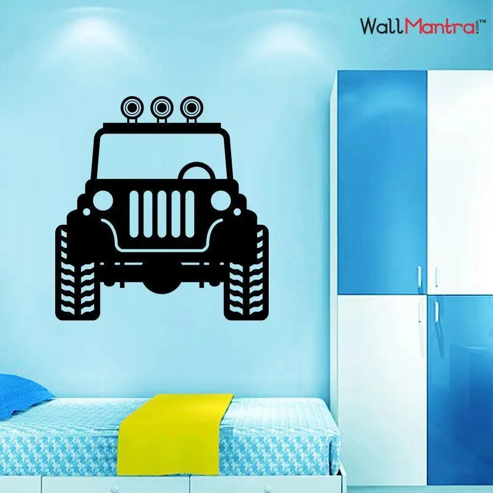 The Jeep Wall Sticker Large 61 x 61 cm
