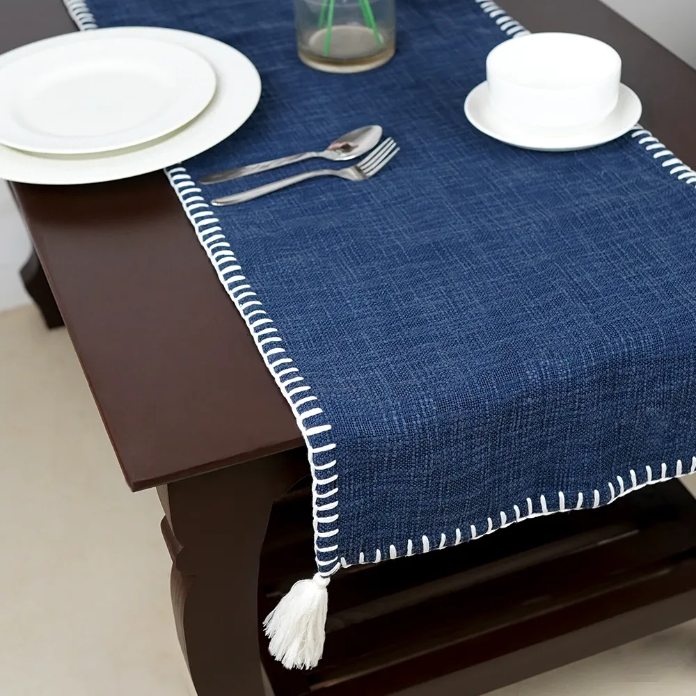 Thread Edge Jute Table Runner