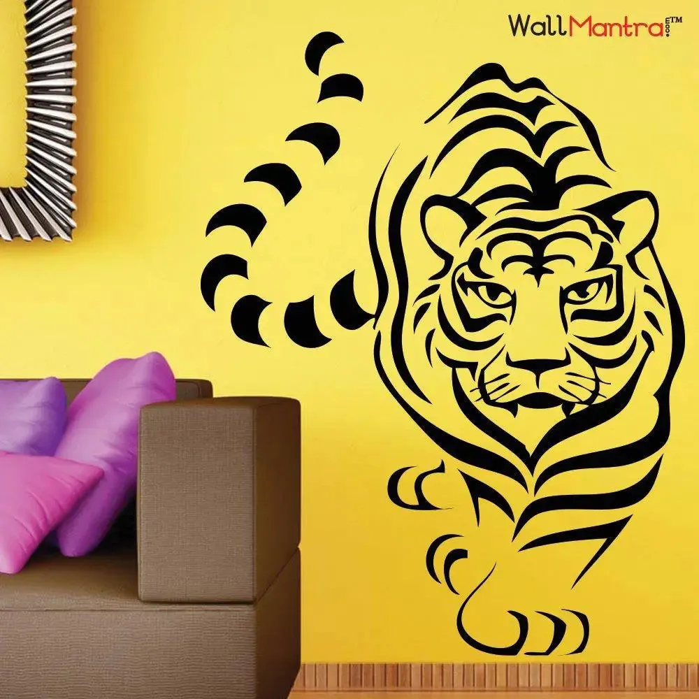 Tiger Wall Sticker High Quality Self Adhesive Vinyl