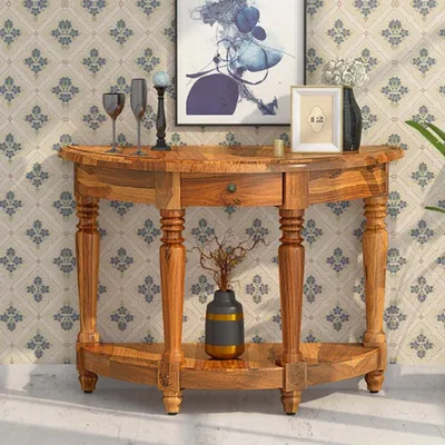 Traditional Foot Designer Sheesham Wood Console Table