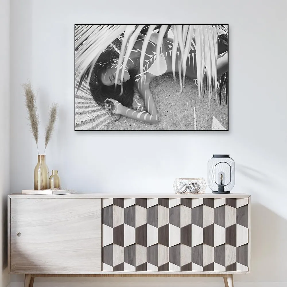 Under Shadow of a tree Framed Wall Art