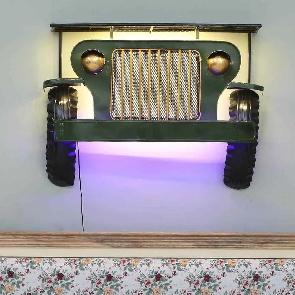 Kilburn Willys Jeep Parking Only Retro Creative Wall