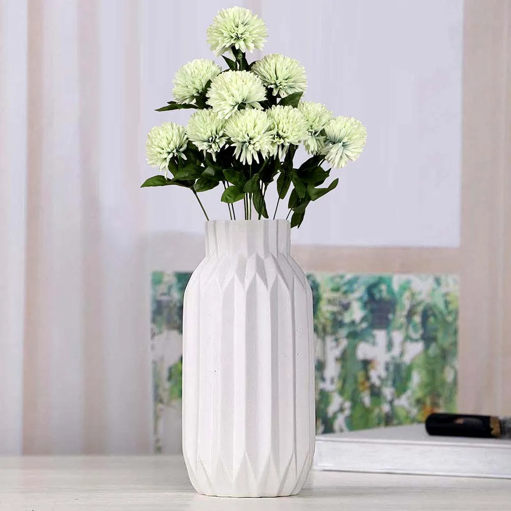 White Chrysanthemum Artificial Flower Stick