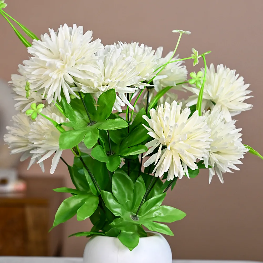 White Daisies Artificial Flower Bunch