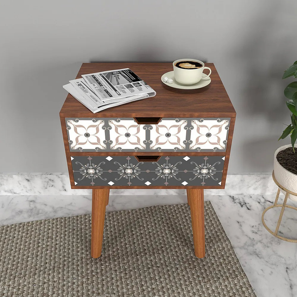 Wooden Pedestal Drawer In Traditional Design